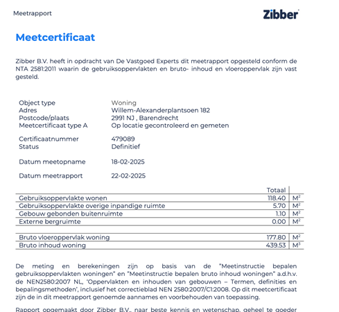 Floorplan - Willem-Alexanderplantsoen 182, 2991 NJ Barendrecht